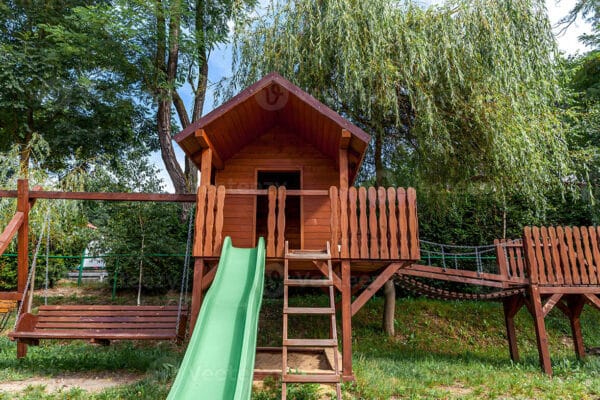 5-La cabane Woodland Adventure Treehouse - Une escapade ludique à Lake Geneva, Wisconsin