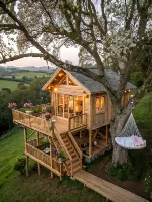 Casa del árbol de estilo escandinavo 3