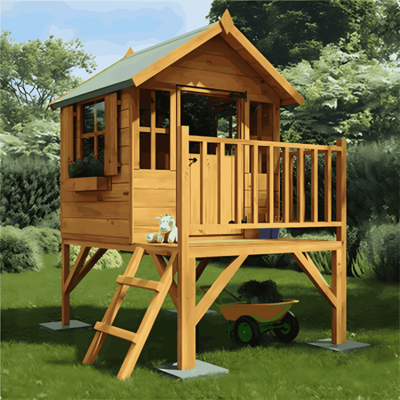 Why Every Child Deserves a Treehouse in the Backyard TREE TOP PLAYHOUSES 2