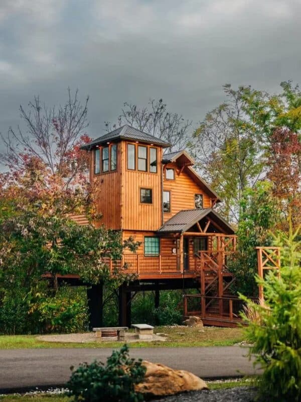 Treehouse Design Software: Tools to Bring Your Vision to Life The Timber Tower Overlook—Hocking Hills, Ohio